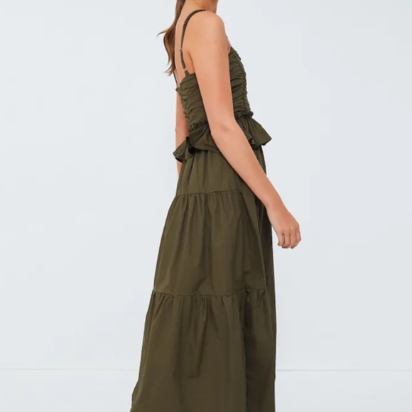 Olive green maxi dress - Picture 4 of 7